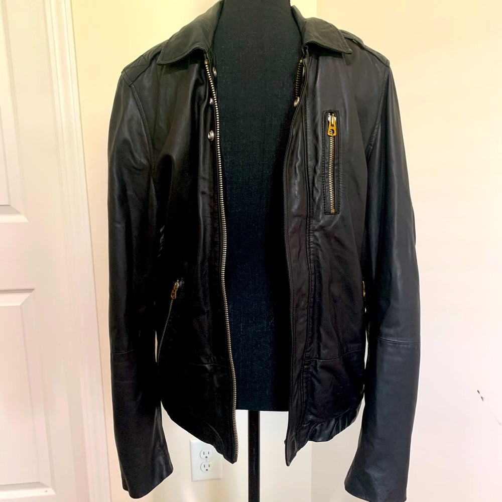Mens Diesel Leather Jacket size S